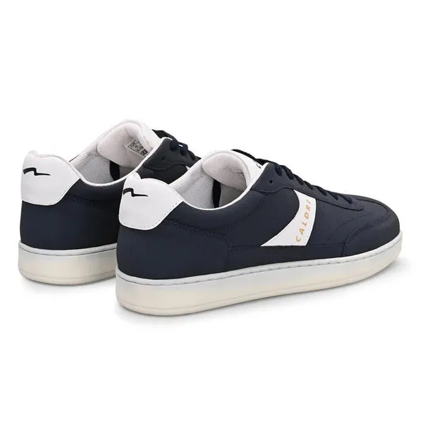 Navy_Blue_Vegan_Leather_Stripe_Casual_Sneakers_For_Men