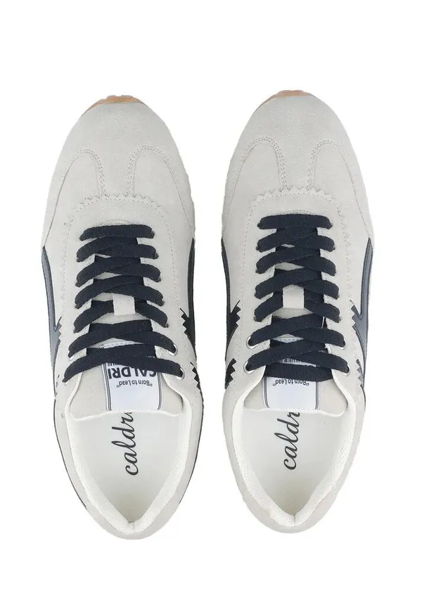 White_&_Black_Vegan_Leather_Sports_Sneakers_For_Women
