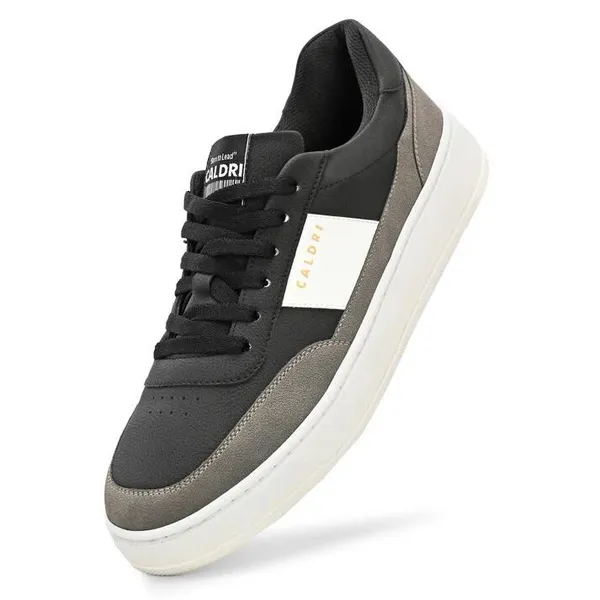Black_Grey_White_Vegan_Leather_Low-Top_Sneakers_For_Men