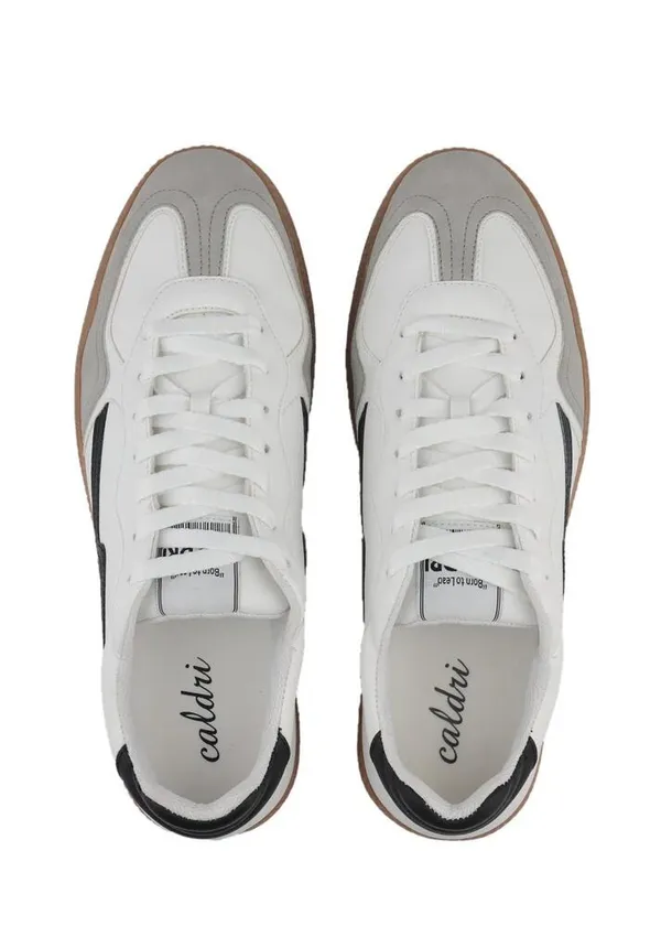 White_&_Black_Vegan_Leather_Casual_Sneakers_For_Men