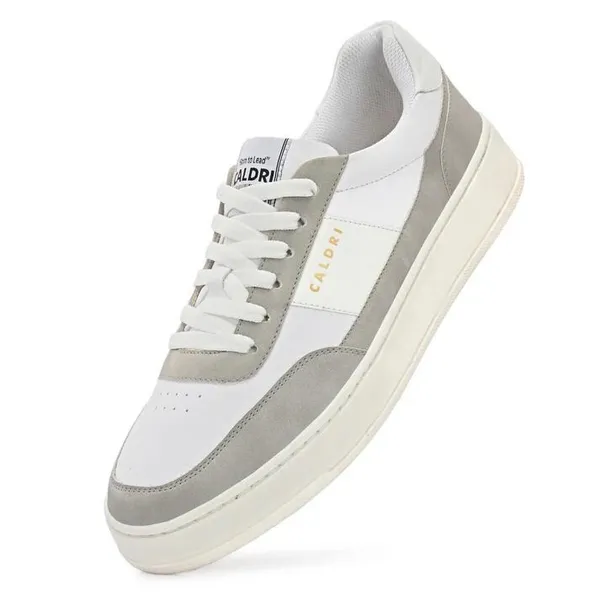 White_&_Grey_Vegan_Leather_Low-Top_Sneakers_For_Men