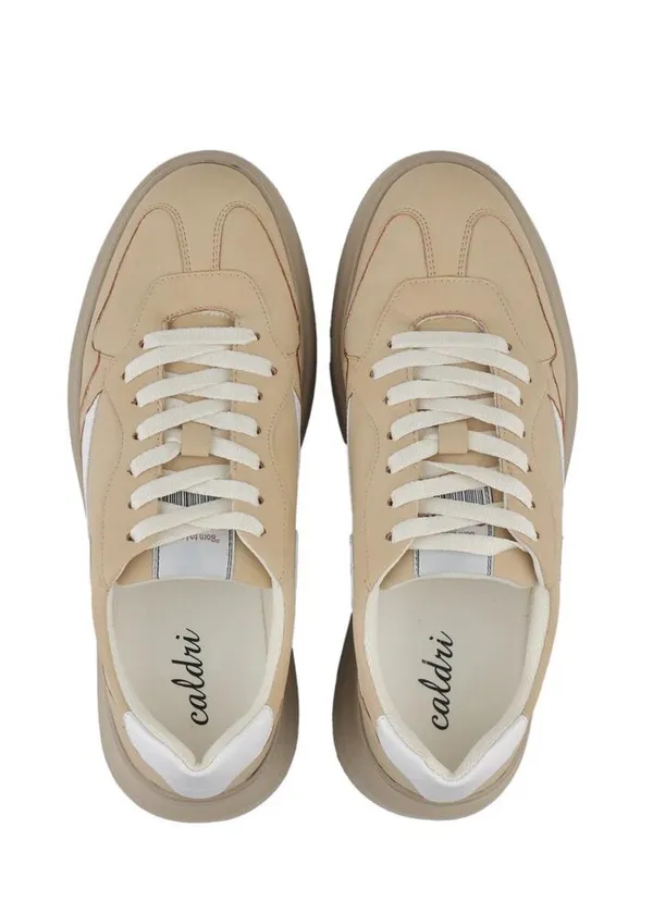 Beige_Vegan_Leather_Casual_Sneakers_For_Men