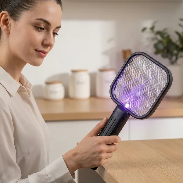 Black_Plastic_Rechargeable_Mosquito_Swatter_For_Indoor_And_Outdoor