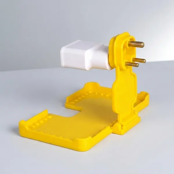 Yellow_Plastic_Mobile_Charging_Holder_For_Charging_And_Travelling