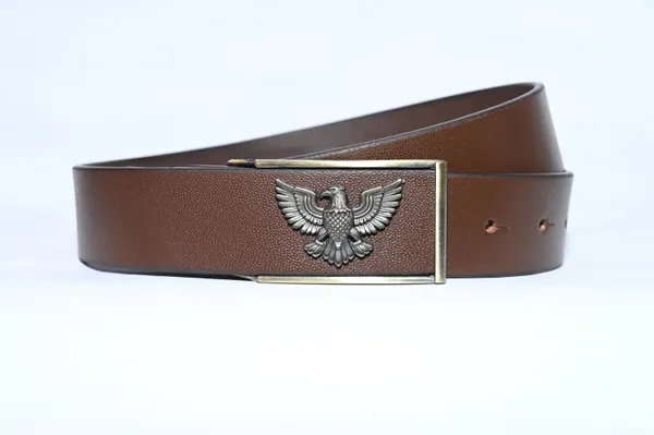 Brown_Leather__Eagle_Logo_Waist_Belt_for_Men_