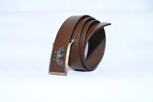 Brown_Leather__Eagle_Logo_Waist_Belt_for_Men_