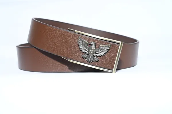 Brown_Leather__Eagle_Logo_Waist_Belt_for_Men_