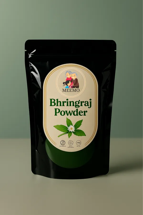 Meemo_Bhringraj_Powder_for_Hair_Care_-_Pack_of_2