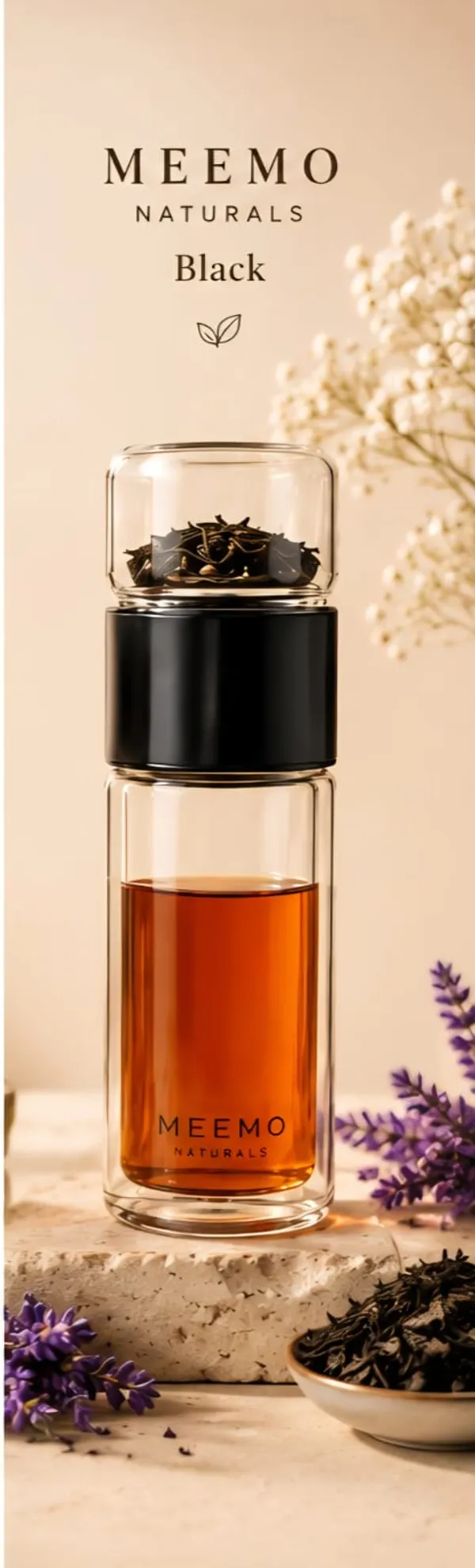 MEEMO_Black_Botanical_Tea_Infuser_Bottle