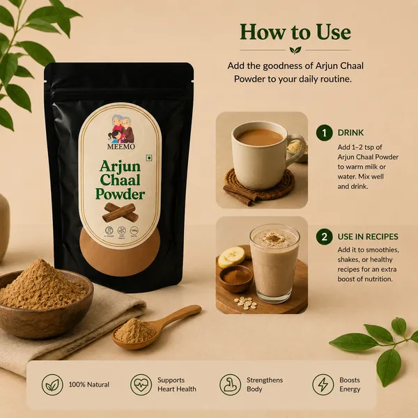 Meemo_Arjun_Chaal_Powder_-_Ayurvedic_Herbal_Powder_-_Pack_of_2