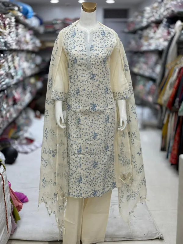 Off_White_Cotton_Straight_Floral_Print_Kurta_Set_For_Women