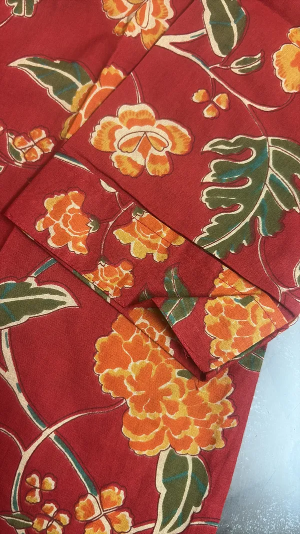 Floral_Print_pure_cotton_Kurta_set_with_cotton_pant_