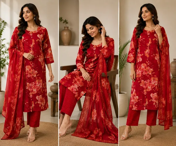 Gulrang_A_line_pattern_pure_cotton_printed_suit_set