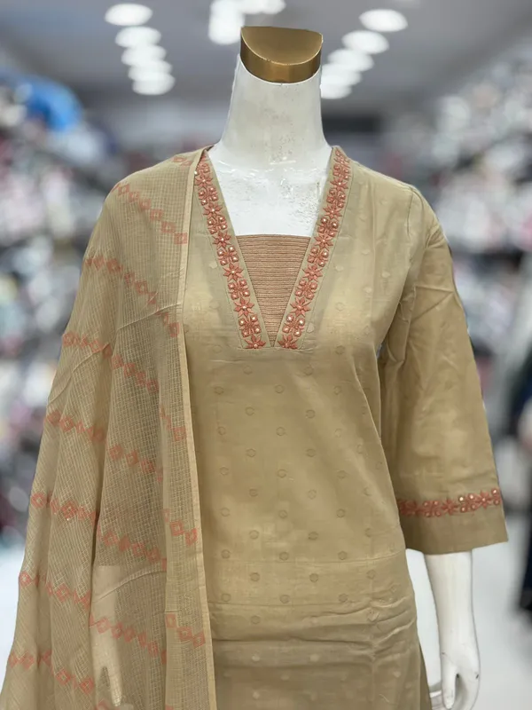 Beige_Cotton_Embroidered_Straight_Kurta_Set_For_Women
