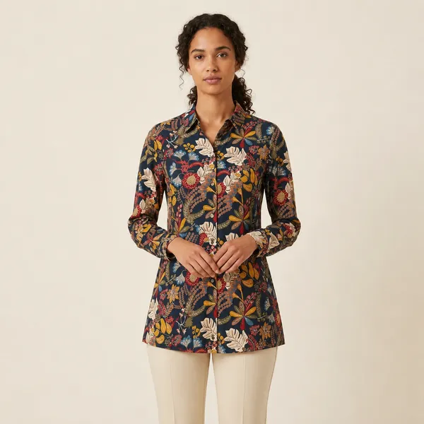 Multicolour_Floral_Print_Full_Sleeve_Kurti_For_Women_(Kurti_Only)