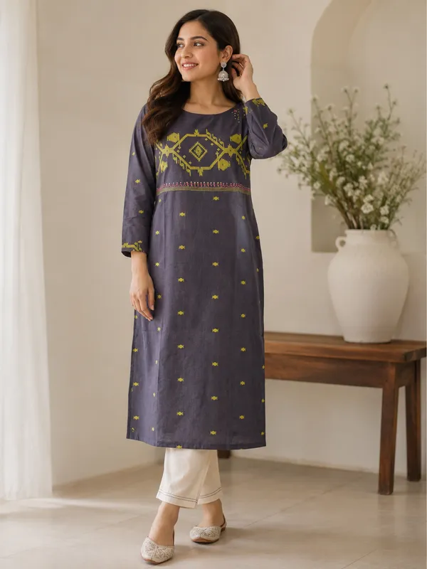Noir_Muse_Pur_Cotton_Kurta