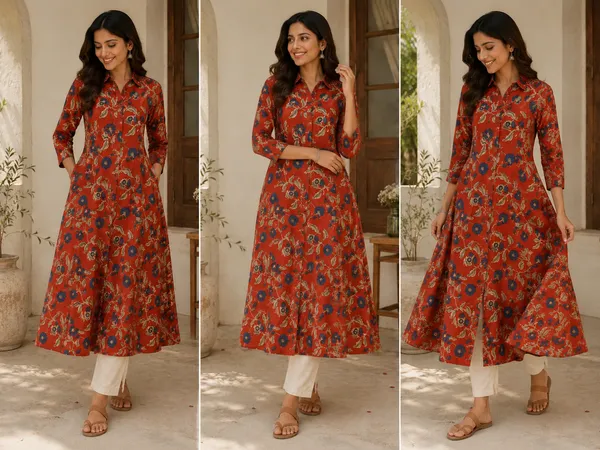 Terracotta_Bloom_A-Line_Kurtiwith_pocket