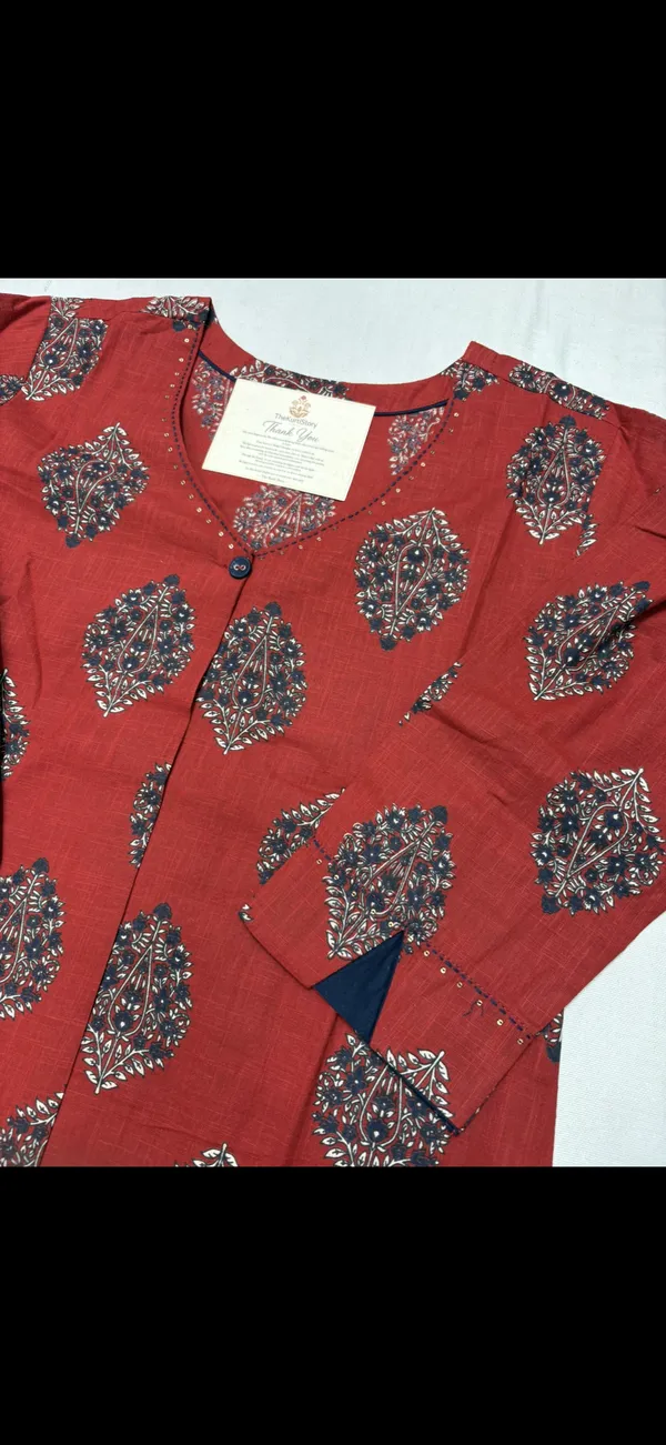 Printed_Red_Long_Kurta_in_A_line_pattern_