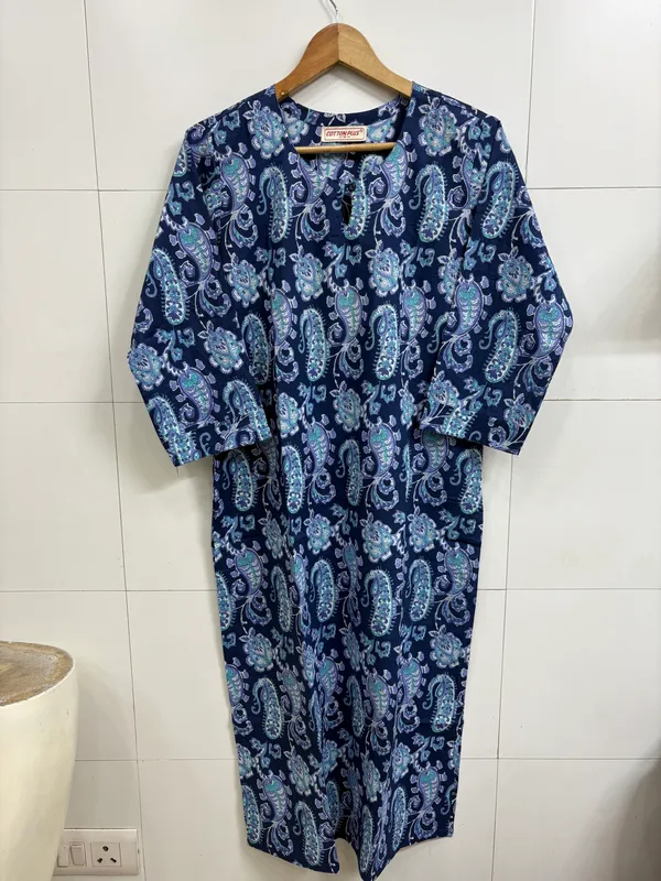 Pure_Cotton_Printed_Kurta_with_Cotton_Pants
