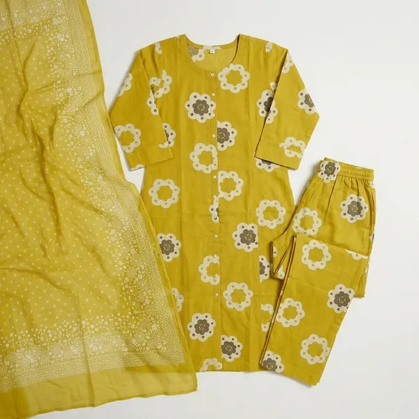 Yellow_Floral_Embroidered_Kurta_Palazzo_Dupatta_Set_For_Women