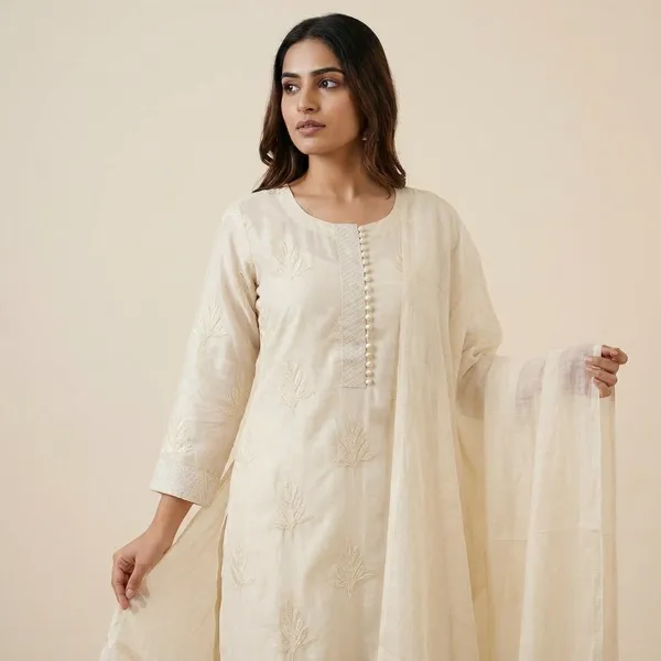 Off_White_Chanderi_Embroidered_Straight_Kurta_Set_For_Women
