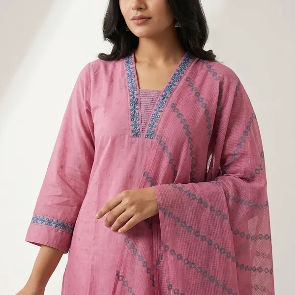 Pink_Cotton_Embroidered_Straight_Kurta_Set_For_Women