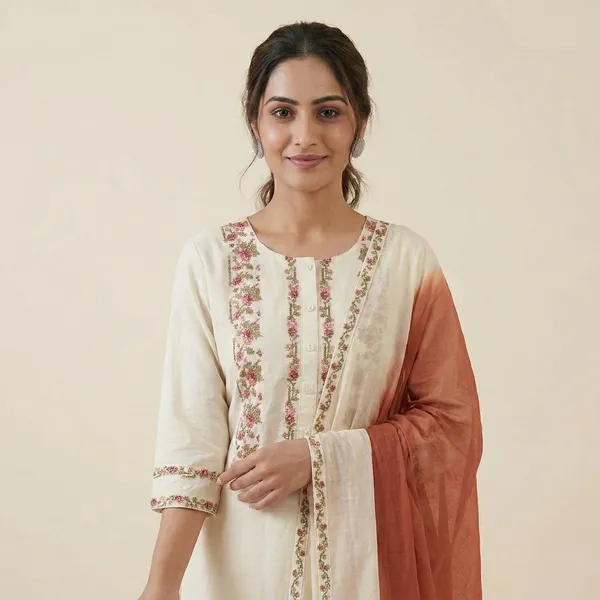 Off_White_Modal_Silk_Straight_Embroidered_Kurta_Set_For_Women
