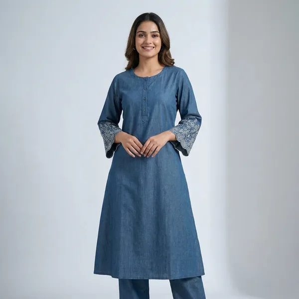 Blue_Cotton_Embroidered_Straight_Kurta_Set_For_Women