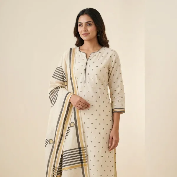Off_White_Cotton_Embroidered_Straight_Kurta_Set_For_Women