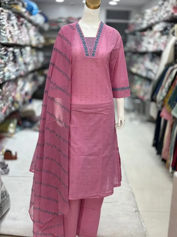 Pink_Cotton_Embroidered_Straight_Kurta_Set_For_Women