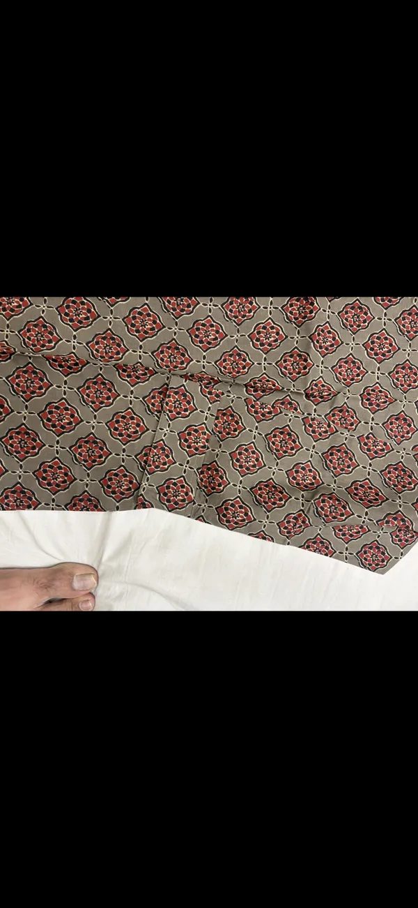 Olive_Green_Floral_Print_Cotton_Kurta_For_Women_(Kurta_Only)