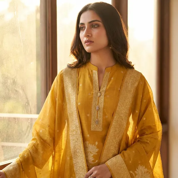 Mustard_Yellow_Embroidered_Cotton_Kurta_Set_With_Dupatta_For_Women