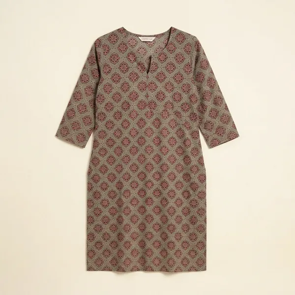 Olive_Green_Floral_Print_Cotton_Kurta_For_Women_(Kurta_Only)