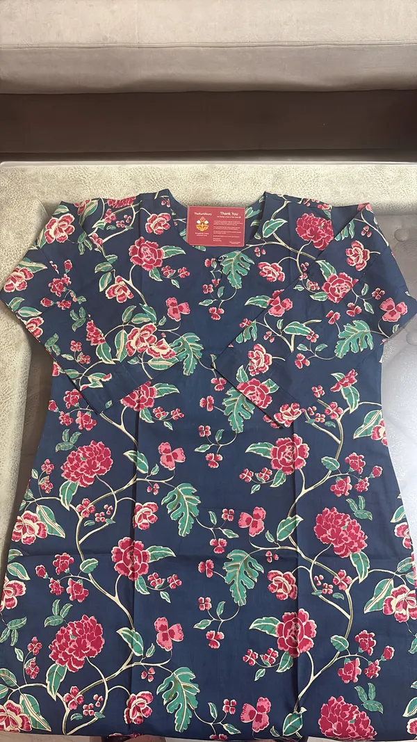 Floral_Print_Kurta_Set_Pure_Cotton