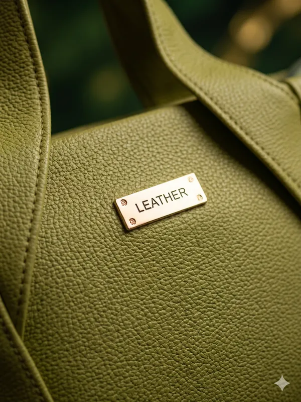 Olive_Green_Leather_Structured_Top_Handle_Handbag_For_Women