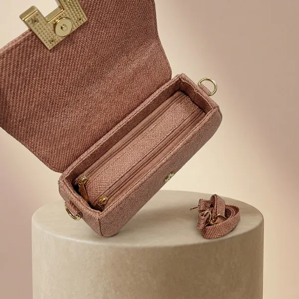 Rust_Rose_Woven_Textured_Top_Handle_Handbag_For_Women