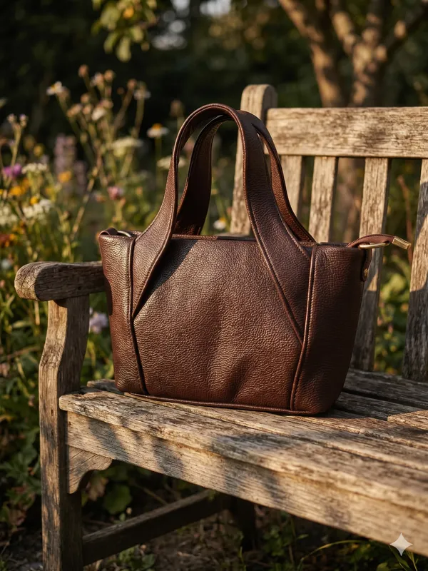 Brown_Leather_Structured_Handbag_With_Gold_Hardware_For_Women