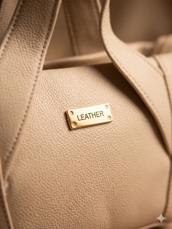 Cream_Faux_Leather_Structured_Handbag_For_Women