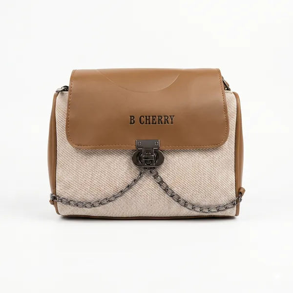 Brown_Canvas_Faux_Leather_Flap_Crossbody_Bag_With_Wallet_For_Women