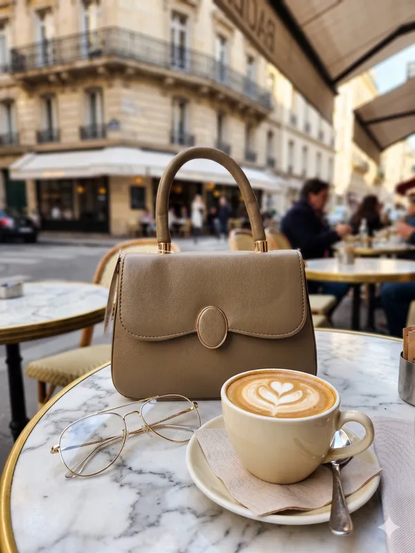 Beige_Leather_Structured_Metal_Clasp_Handbag_For_Women