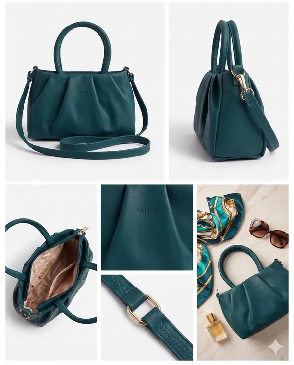 Green_Sholder_Flaux_Bag_for_Women