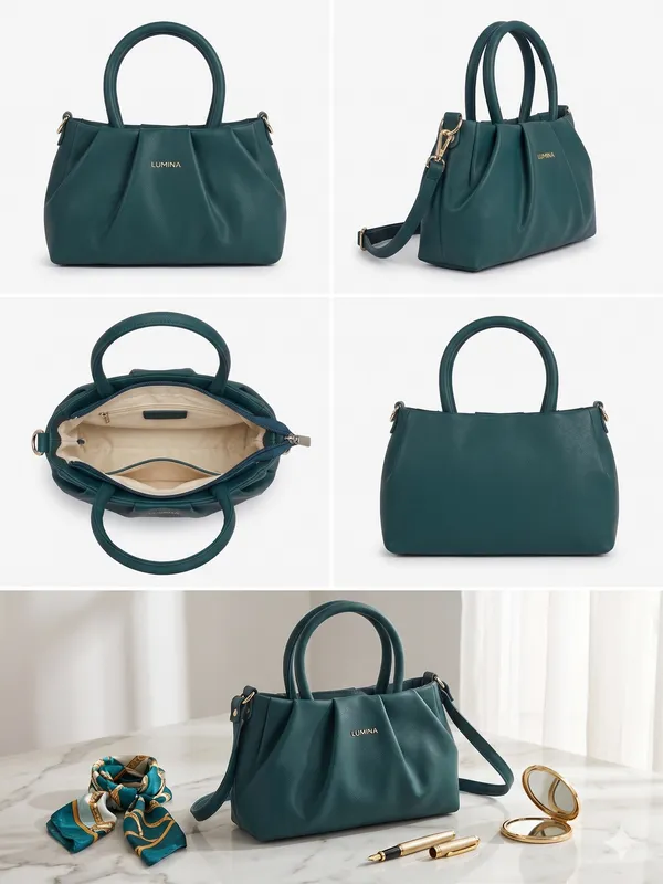 Green_Sholder_Flaux_Bag_for_Women