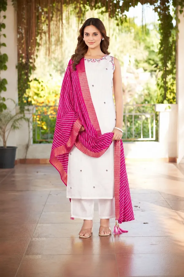 White_Pink_Cotton_Embroidered_Straight_Kurta_Set_With_Dupatta_For_Women