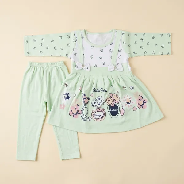 Pale_Mint_Green_Cotton_Dress_For_Girls