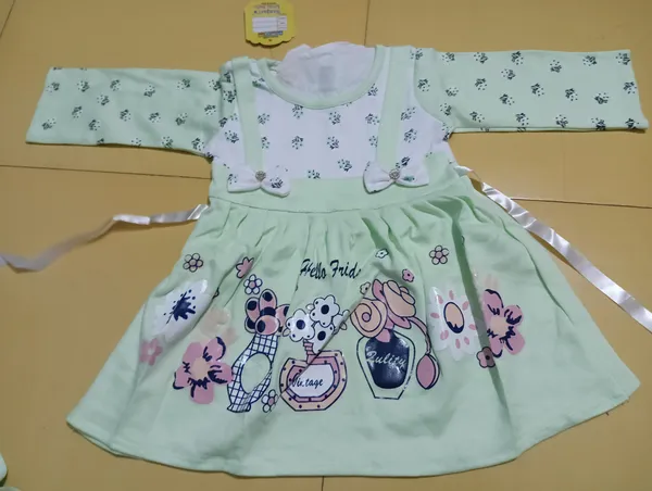 Pale_Mint_Green_Cotton_Dress_For_Girls