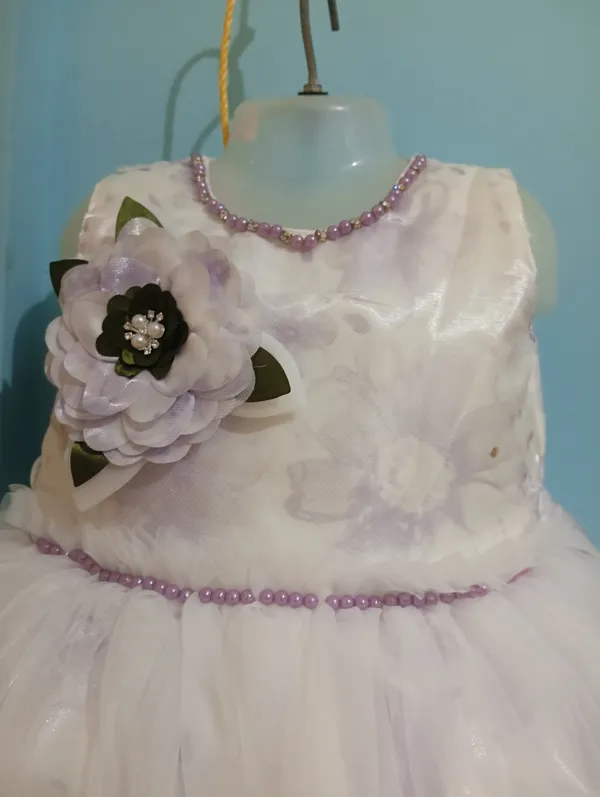 Light_Purple_&_Lavender_Digital_Print_Silky_Net_Fabric,_Inner_Material_Cotton_Dress_For_Girls