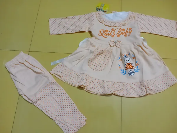 Soft_Peach_Cotton_Dress_For_Girls
