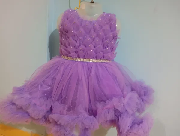Violet_Sparkle_Net_Fabric,_Inner_Material_Cotton_Dress_For_Girls