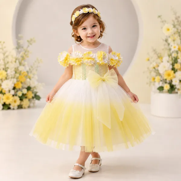 Yellow_Outer_Synthetic,_Inner_Cotton_Dress_For_Girls