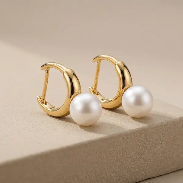 Gold_Pearl_Drop_D_Initial_Stud_Earrings_For_Women